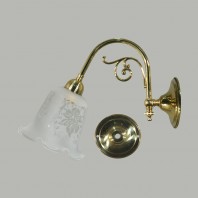 Lighting Inspiration-Victoriana 1/LT W/B BRASS 